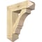 Ekena Millwork Balboa Arts and Crafts Rough Sawn Bracket w/ Offset Brace, Douglas Fir, 8"W x 26"D x 30"H BKT0806X26X30BOA03RDF - alternate 1